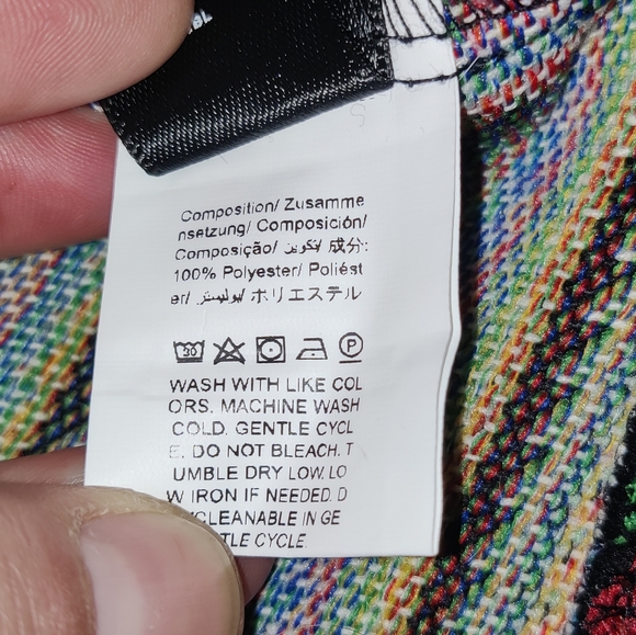 NW-UPC TAG   EMERY ROSE  CHEVRON PRINT DOUBLE BREASTED JACKET - Picture 6 of 7